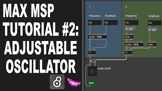 Max MSP User Guide Tutorial 2: Adjustable Oscillator
