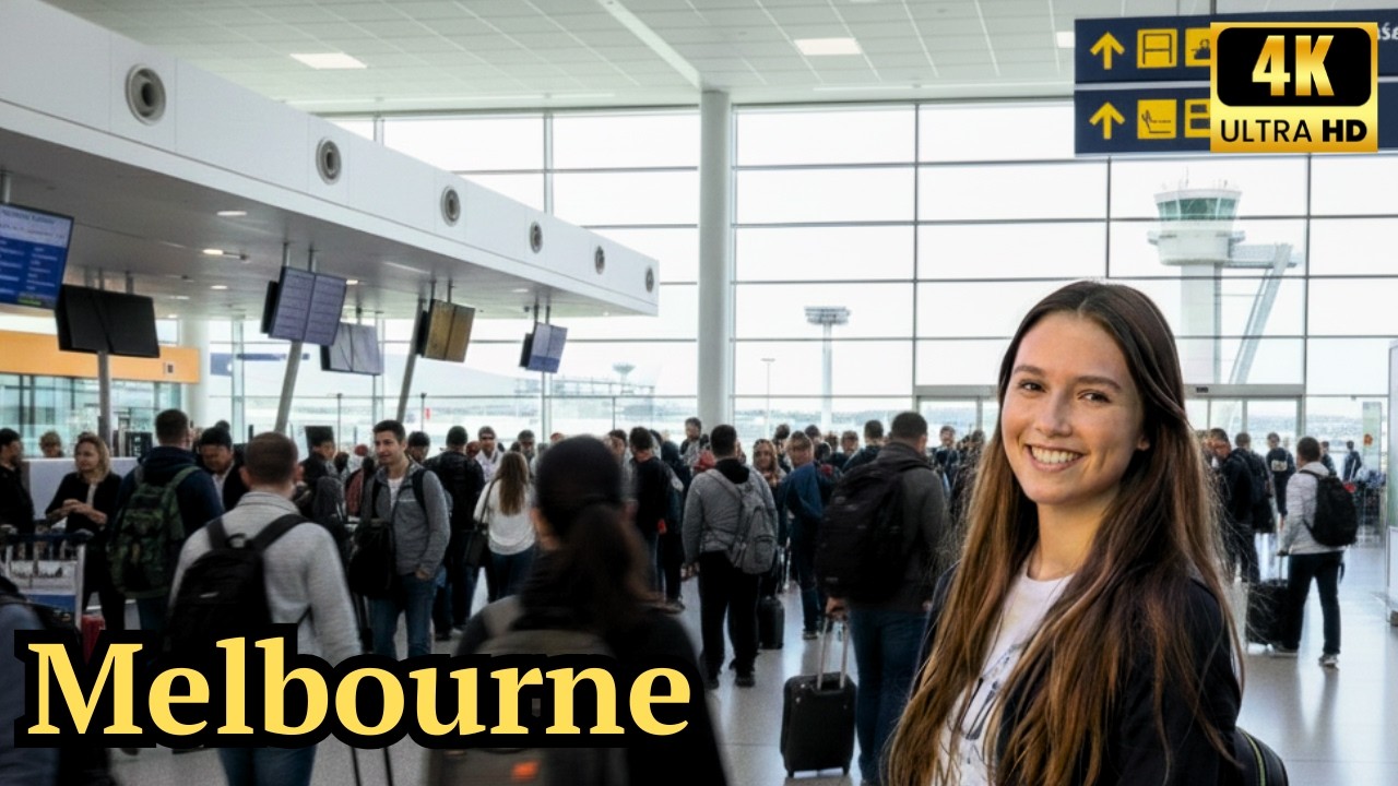 My Melbourne Airport Video Tour 4K