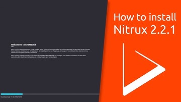 How to install Nitrux 2.2.1