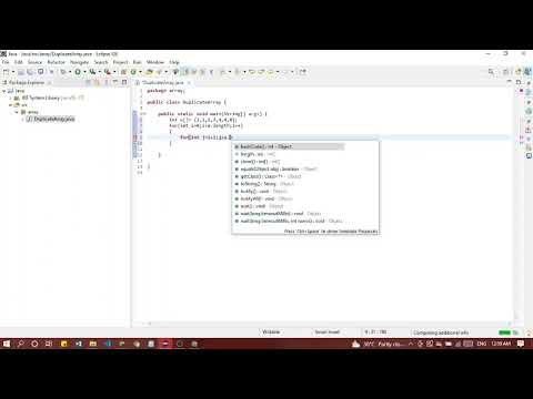 Print the duplicate elements of an array