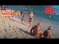 alanya kleopatra beach july 2021 walking tour 4k  ! alanya antalya turkey holiday travel