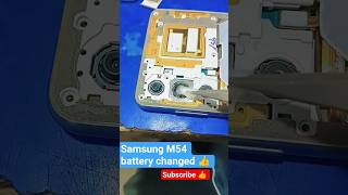 samsung m54 battery 🔋 changed #smartphone #love #repair #tredning #new