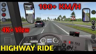 BUS SIMULATOR ULTIMATE: Android * Ios GAMEPLAY INTERIOR DRIVING MODE and GYRO handling. Nonstop screenshot 1