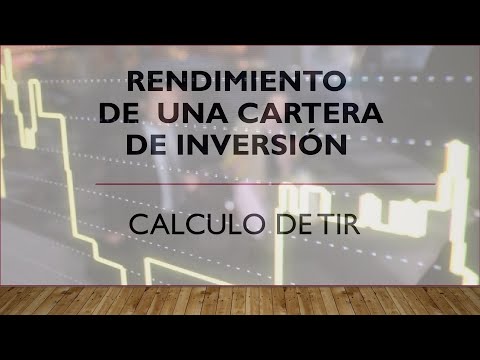 ¿cómo Calcular El Rendimiento De Un Portfolio De Inversión? calculo de la TIR