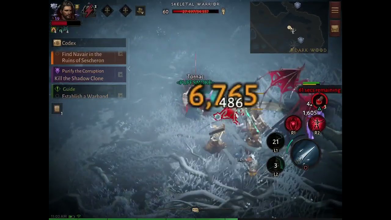 Highlight #12 shadow clone dropping glowing shard Diablo immortal