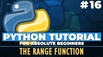 Python tutorial for ABSOLUTE Beginners! The Range Function - Episode 16