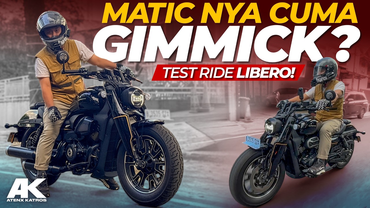 LANGSUNG GAS TANPA OPER GIGI !! TEST RIDE SRV 250 LIBERO #AtenxKatros