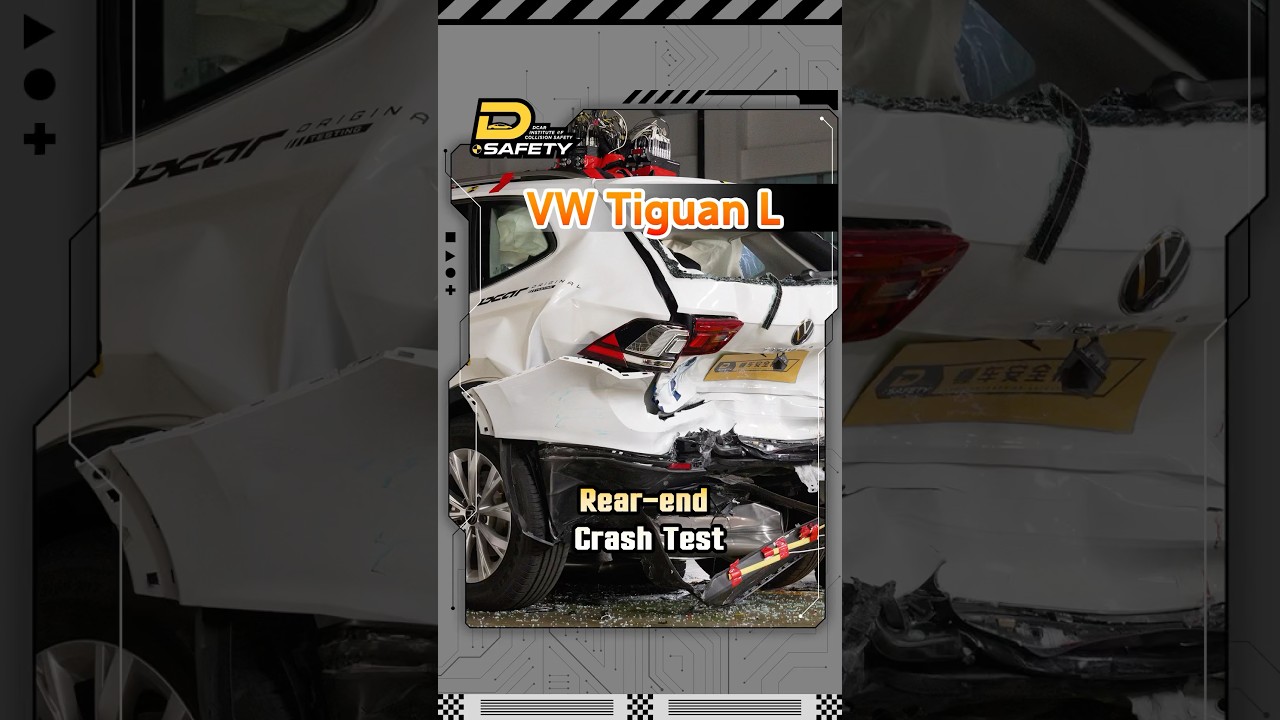 Rear-end Crash Test Volkswagen Tiguan L 