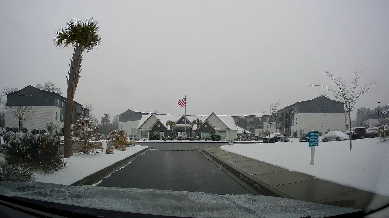 Driving in Greenwood after the Snowstorm of 2026