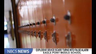 Explosive device scare at Eagle Point school turns into false alarm