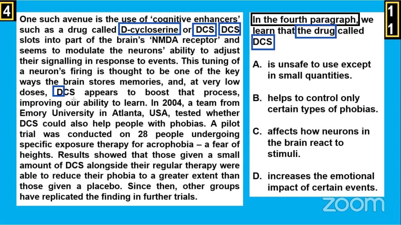 Phobia Pills PartC Reading Common OET Lecture YouTube