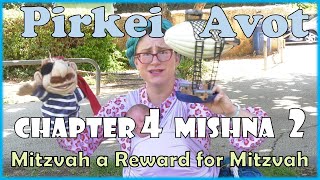 Pirkei Avot | Chapter 4 Mishna 2 | Judaism for Kids | Mitzvah reward for Mitzvah