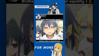 Brother following Gender equality 😂 Brother following Gender equality 😂