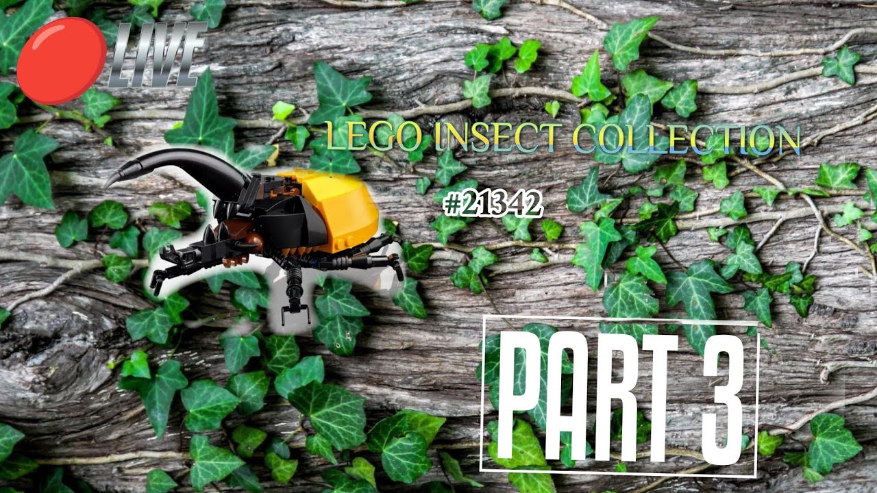 🔴building the LEGO insect collection LIVE!! come join!! - YouTube