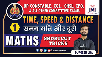 Time, Speed & Distance | समय गति और दूरी | Maths Shortcut Tricks  | All Competitive Exams