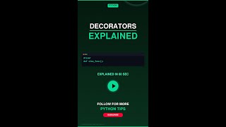 Stop Fearing Python Decorators! 🐍 #Shorts #Shorts