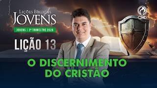 EBD Lição jovens 13 2º Trimestre de 2026 Subsídios Escola Bíblica Dominical Murilo Alencar