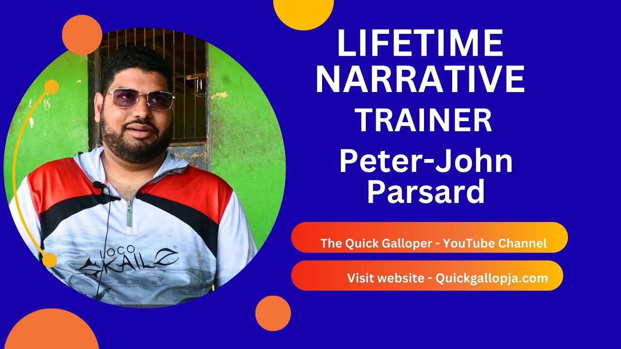 LIFETIME NARRATIVE: Trainer Peter-John Parsard