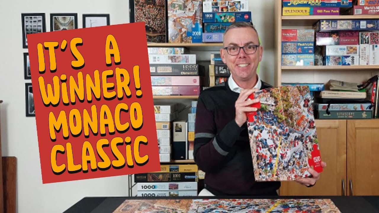 It's a WINNER!! All the drama, entertainment and challenge of the Heye Monaco Classic F1 puzzle