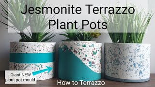 Jesmonite Terrazzo Plant Pots *How to Terrazzo*