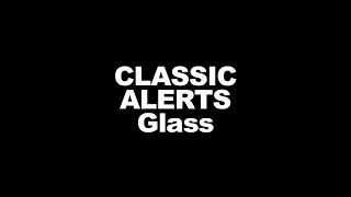 SOUND EFFECT  | APPLE iPhone X ALERTS |  GLASS