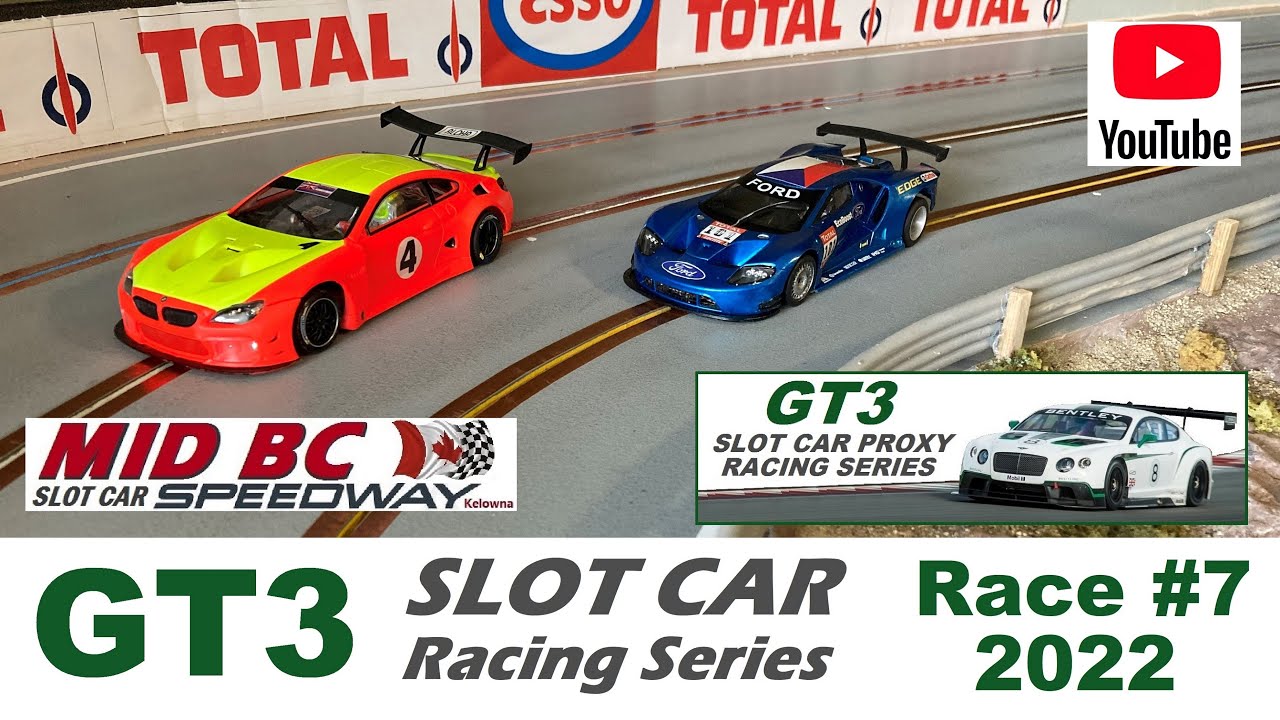 Race 7 of the GT3 Slot Car Proxy at MIDBC! YouTube