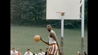 Wilt Chamberlain Dunks Free Throw \& Swishes Half Court Shot!