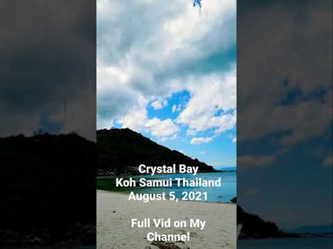 Video thumbnail: Crystal Bay Koh Samui Today. Full video on my channel.