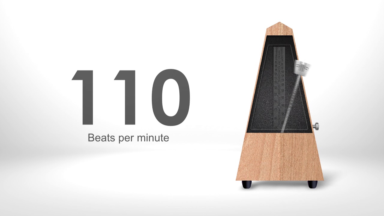 110 beats per minute metronome