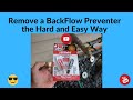 Remove a Back Flow Preventer and Using JB Weld to save a Hose Bib Valve