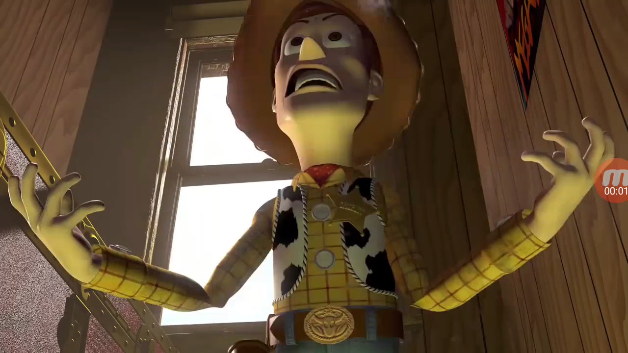 Woody Screaming Burn Toy Story - YouTube