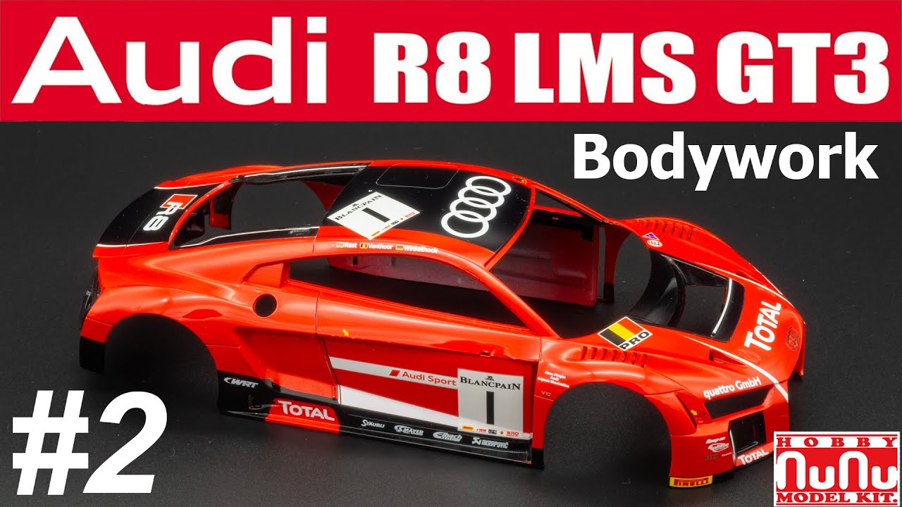 1/24 Audi R8 LMS GT3 Bodywork. NuNu 24004 #2
