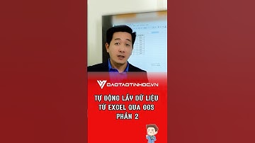 Tự động lấy dữ liệu từ Excel qua Google Sheets #daotaotinhoc #tinhocvanphong #excel #googlesheets