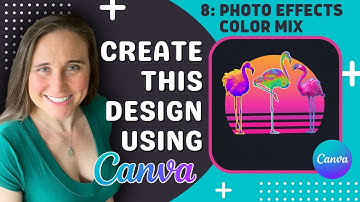 Print on Demand Canva Tutorial: Make this design for POD using Canva photo effects
