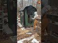 Heating with Firewood Still Works#heating #winte #rural #energy #offgrid #boiler #america