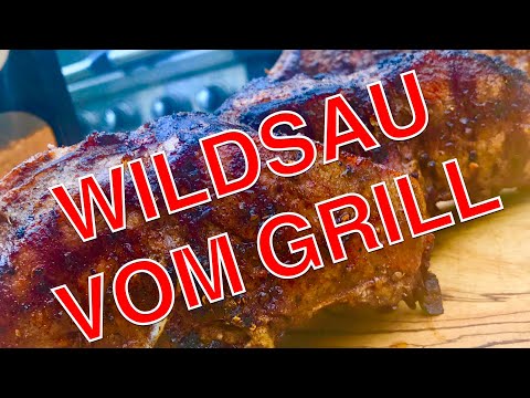 LECKER Wildschwein Steak grillen —- Klaus grillt