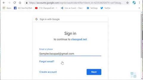 Create an Account on ClassPad.net - See UPDATED VIDEO at https://youtu.be/ppBem7T-m1o