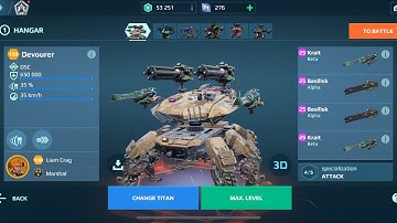 Devourer Krait Basilisk Corrosion War Robots Gameplay