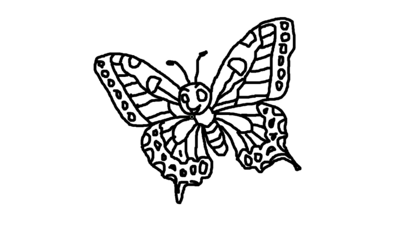 Butterfly Easy Drawing - Step By Step - Nishant Pundir 