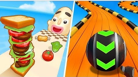 Sandwich Runner Game All LevelsWalkthrough Gameplay iOS, Android NewUpdate Max Level #gaming