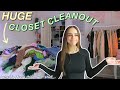 EXTREME CLOSET CLEANOUT 2021! decluttering, organizing, & getting rid of everything!!!