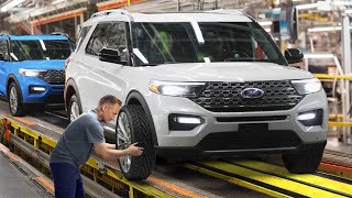 Inside the US Most Advanced Ford Factory Producing The Brand New Ford Explorer - Production Line