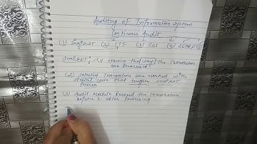 CA FINAL ISCA CLASSES MAY 2019 AUDITING OF INFORMATION SYSTEM PART-5
