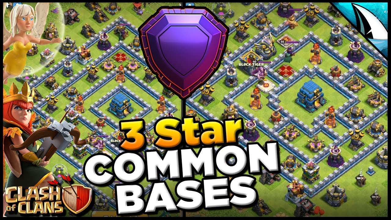 3 Star These Common Th 12 Internet Bases With Queen Charge Lalo Clash Of Clans By Carbonfin Gaming Clash Champs