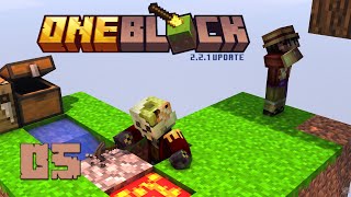 Nueva granja de cerdozombies en el NETHER con Alberto | Minecraft One Block #5