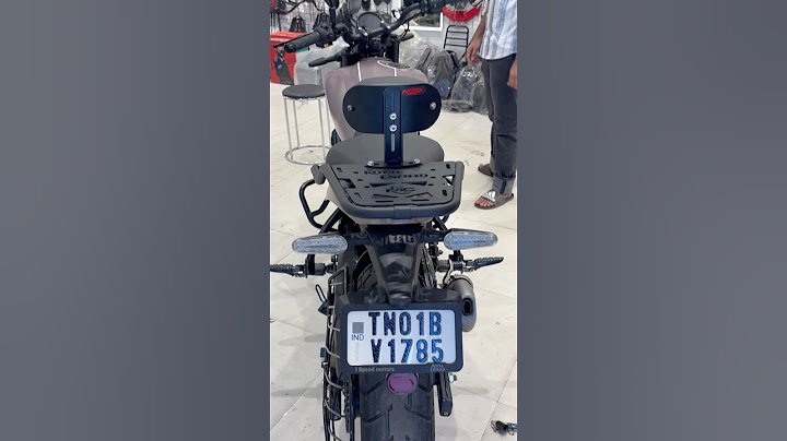 Guerrilla 450 backrest accessories installation #royalenfield #automobile #royalenfieldguerrilla450
