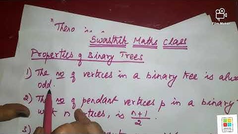 Graph Theory 38 - Properties of Binary Tree - Proof