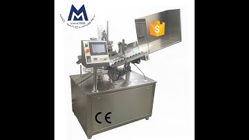 Cosmetic tube filling machine：one minute to show how machine fill and seal automatically