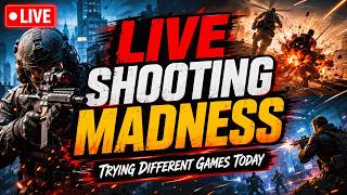 LIVE SHOOTING MADNESS | Trying Different Games Today screenshot 5