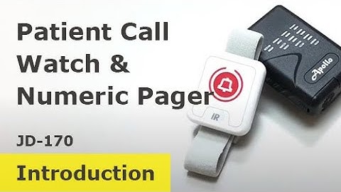【Introduction】Patient Call Watch (JD-170)& Waiter Call Pager (AL-A03)【Gold Apollo 金阿波羅】